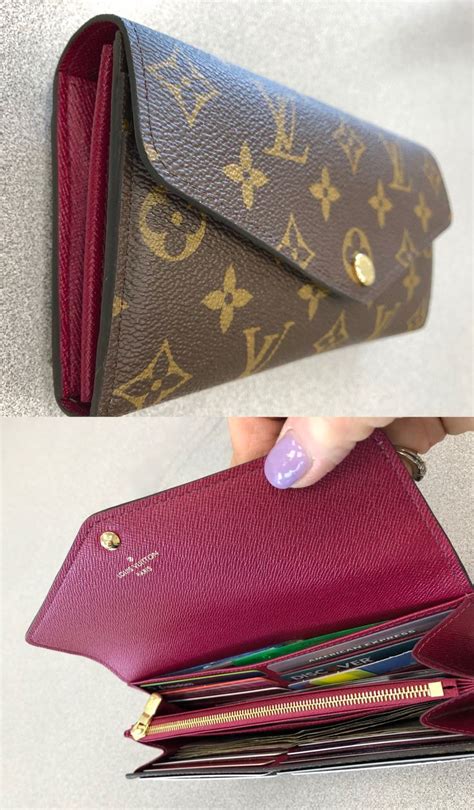 louis vuitton sarah wallet dimensions|Louis Vuitton sarah long wallet.